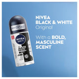 NIVEA MEN Black & White Original Anti-Perspirant Deodorant Roll-On