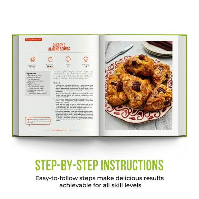 Tower single basket air fryer cookbook, imported from the UK