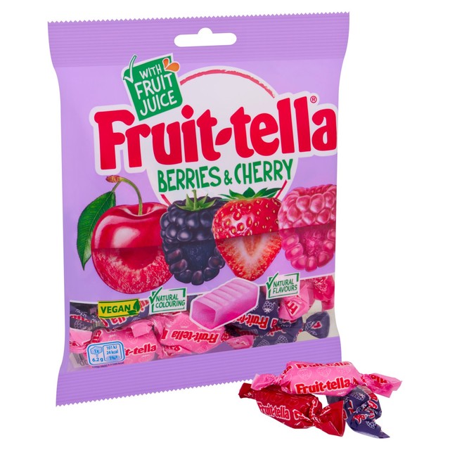 Fruittella Berry & Cherry chewy sweets 135g - British product