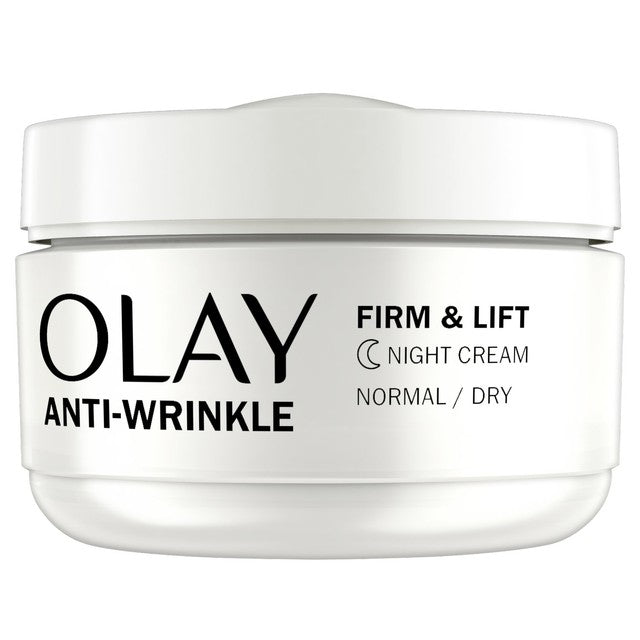 Olay Anti-Wrinkle Firm & Lift Night Cream 50ml, imported from the UK