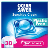 M&S OceanSaver Plastic Free Sensitive Non-Bio Washing Capsules Sea Salt 30 Wash- Buy online at McGrocer