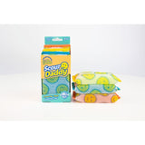 Scrub Daddy Scour Daddy colors scouring pad 3 pack (British brand)