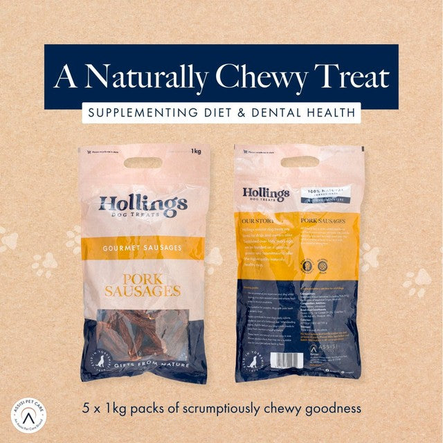 Hollings sausage dog treats 1kg, UK version