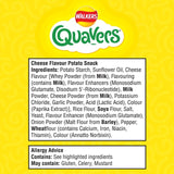 Walkers Quavers cheese flavour potato snacks multipack 20 x 16g (British brand)