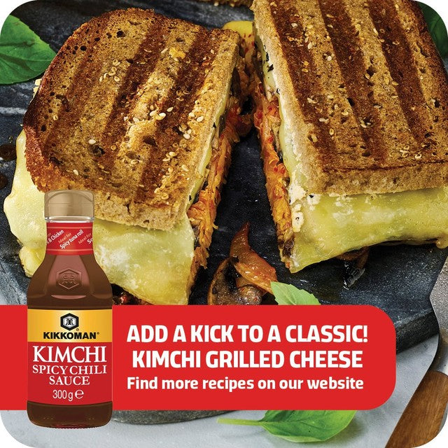Kikkoman spicy chilli sauce for kimchi bottle, UK version
