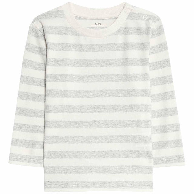 M&S waffle jersey dungaree set in khaki for 0-3 months, imported from the UK