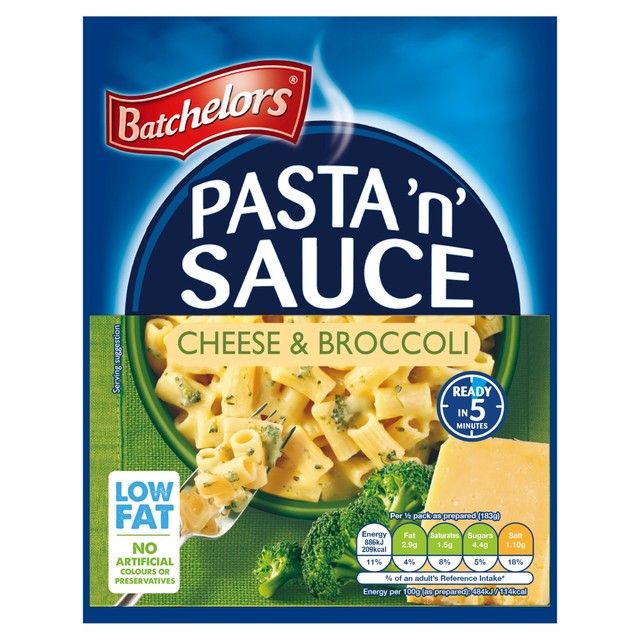 Batchelors Pasta 'n' Sauce Cheese & Broccoli 99g - British product