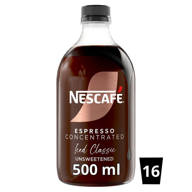 Nescafe Espresso Concentrated Classic Iced Coffee 500ml, imported from the UK