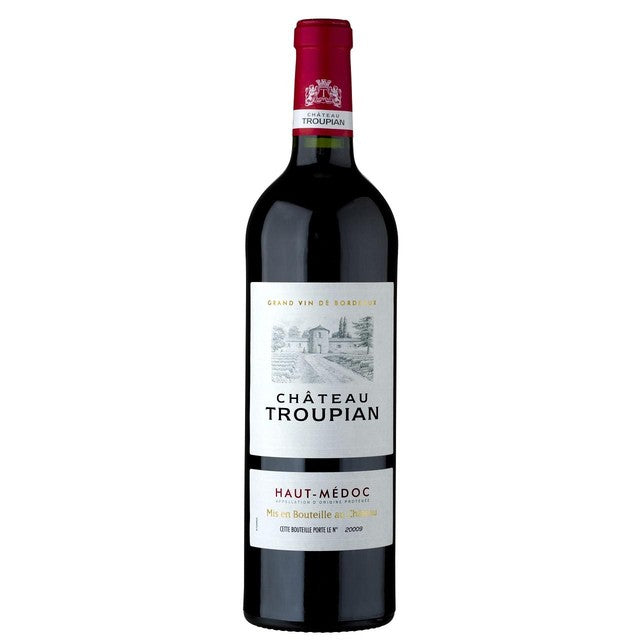 Chateau Troupian red wine Haut Medoc 75cl - British product