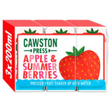 M&S Cawston Press Apple & Summer Berries Kids Juice Drink 3 x 200ml- Buy online at McGrocer