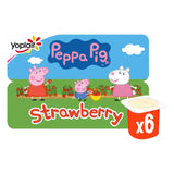 Peppa Gris Barne Jordbæryoghurtbeger 6 x 45 g