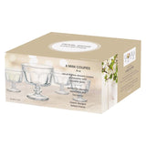 DRH Collection Pearl Ridge Mini Trifle Bowls 25cl, imported from the UK