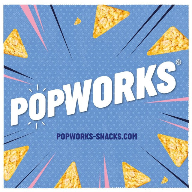 Popworks Sweet BBQ popped crisps 85g, imported from the UK