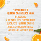 Cawston Press Sunshine Orange juice drink 3 x 200ml cartons - British product