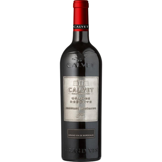 Calvet red wine Bordeaux Superieur 75cl - British product