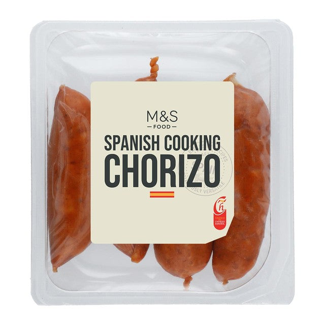 M&S Spanish Chorizo Sausages 180g, imported from the UK