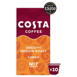 M&S Costa Medium Roast Coffee Capsules 10 Pack- Buy online at McGrocer