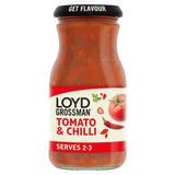 M&S Loyd Grossman Tomato & Chilli Pasta Sauce 350g- Buy online at McGrocer