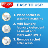 Dylon Ultra Whitener Laundry Sachets 5 Pack - British product