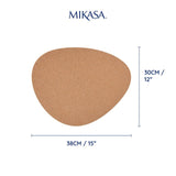 Mikasa cork pebble placemats natural 38cm x 30cm, imported from the UK