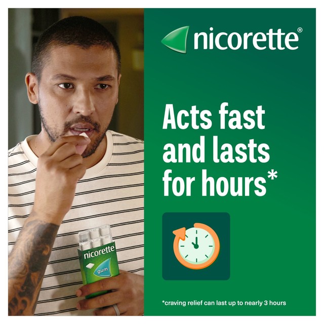 Nicorette fruit fusion nicotine chewing gum 4mg 105 pieces, imported from the UK