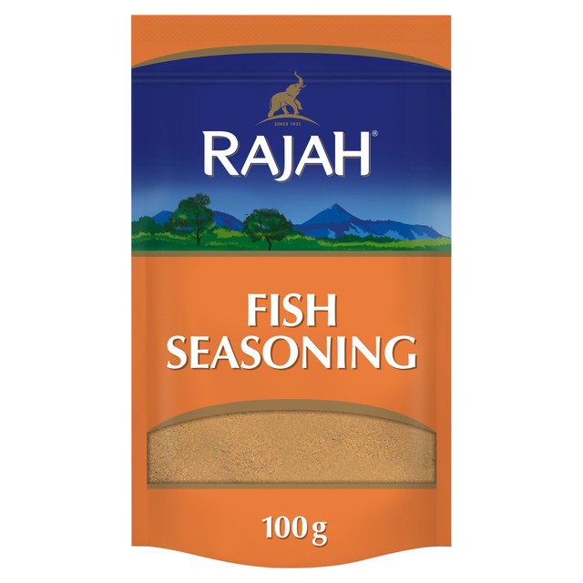 Rajah Fish Seasoning Powder Blend 100g, imported from the UK