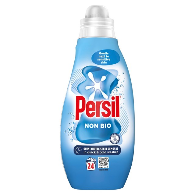 Persil Non Bio laundry detergent liquid 648ml, imported from the UK