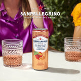 San Pellegrino Zero Peach Clementine sparkling drink 6x330ml (British brand)