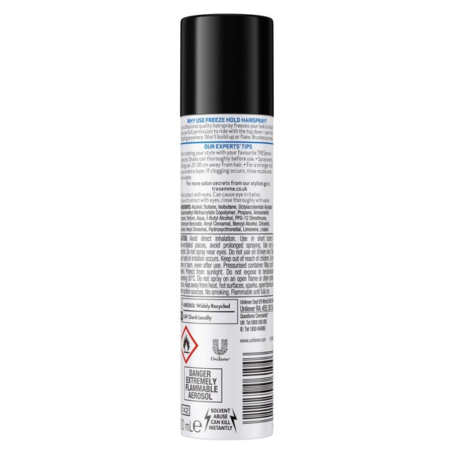 TRESemme Freeze Hold hairspray 100ml - British product