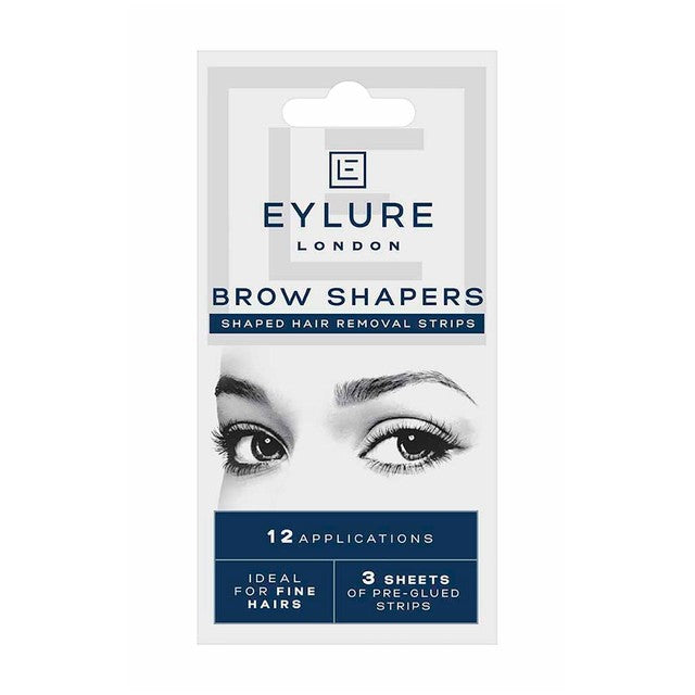 Eylure eyebrow shapers hair removal strips 3 sheets - British product