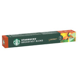 Starbucks Breakfast Blend coffee pods 10 capsules (British brand)