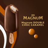 Magnum mini ice cream sticks double chocolate caramel 6x60ml, imported from the UK