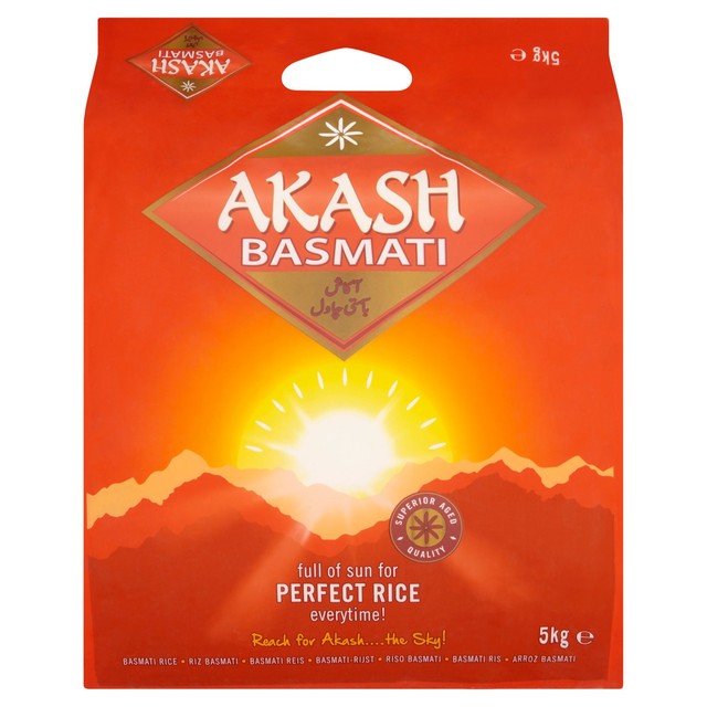 Akash Basmati Rice 5kg - British product