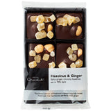 M&S Hotel Chocolat Hazelnut & Ginger Dark Chocolate Selector 70g- Buy online at McGrocer