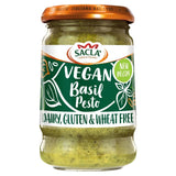 M&S Sacla Gluten & Dairy Free Basil Pesto Sauce 190g- Buy online at McGrocer
