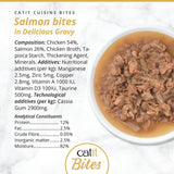 Catit Cuisine Bites Salmon cat food in gravy (British brand)