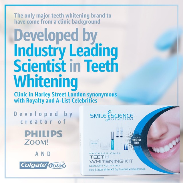 Smile Science Professional Teeth Whitening Kit 17 ml (British brand)