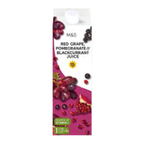 M&S M&S Grape, Pomegranate & Blackcurrant Mixed Fruit Juice 1L- Buy online at McGrocer