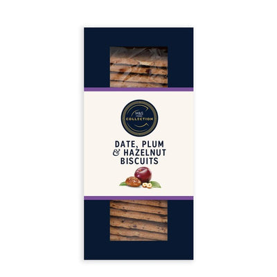 M&S M&S Date Plum & Hazelnut Biscuits 130g- Buy online at McGrocer