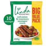 M&S Linda McCartney's 10 Vegetarian Red Onion & Rosemary Sausages 454g- Buy online at McGrocer