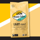 Leon light roast ground coffee 200g, UK version