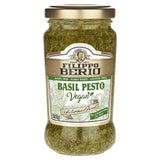 Filippo Berio vegan basil pesto sauce 190g - British product