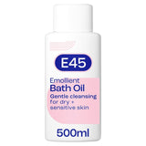 M&S E45 Emollient Bath Oil Dry Sensitive Skin 500ml- Buy online at McGrocer