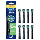 M&S Oral-B Cross Action Black Electric Toothbrush Heads 8 Pack- Buy online at McGrocer