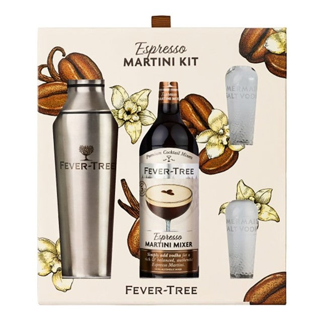 Fever-Tree Espresso Martini Cocktail Kit with 500ml Mixer and Vodka, UK version