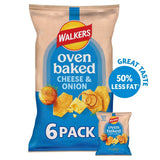 M&S Walkers Baked Cheese and Onion Crisps Multipack 6 x 22g- Buy online at McGrocer