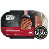 Redefine Meat Premium Plant Based Burger - Frozen Plant-Based Burgers 2 x 120g