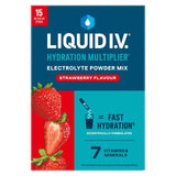 Unilever Liquid IV Strawberry Electrolyte Powder Mix 240g, UK version