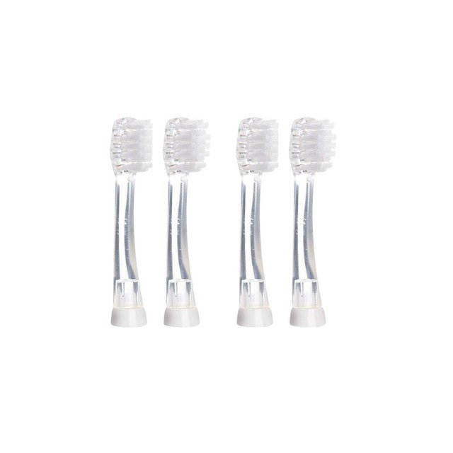 Brush-Baby BabySonic replacement toothbrush heads for 18-36 months 4 pack - British product