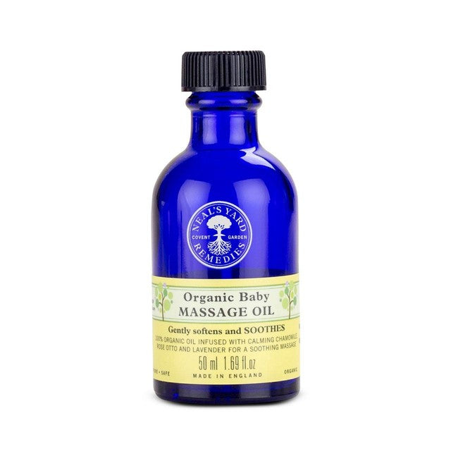 Neal's Yard Remedies organic baby massage oil (British brand)